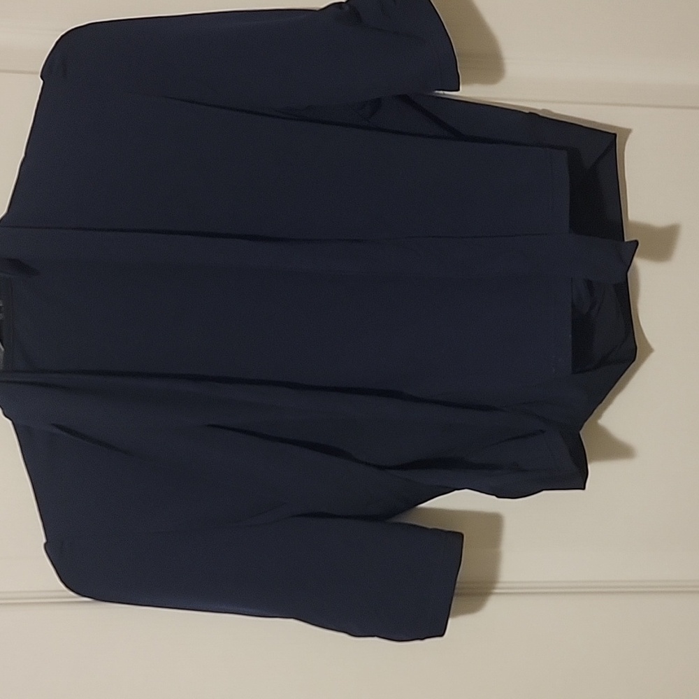 HALARA XL Navy Blue Wrap Shirt. New Without Tag - Picture 3 of 5